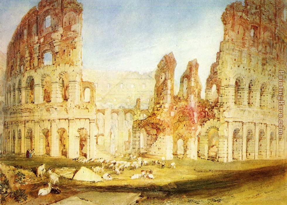 Joseph Mallord William Turner Rome The Colosseum painting anysize 50